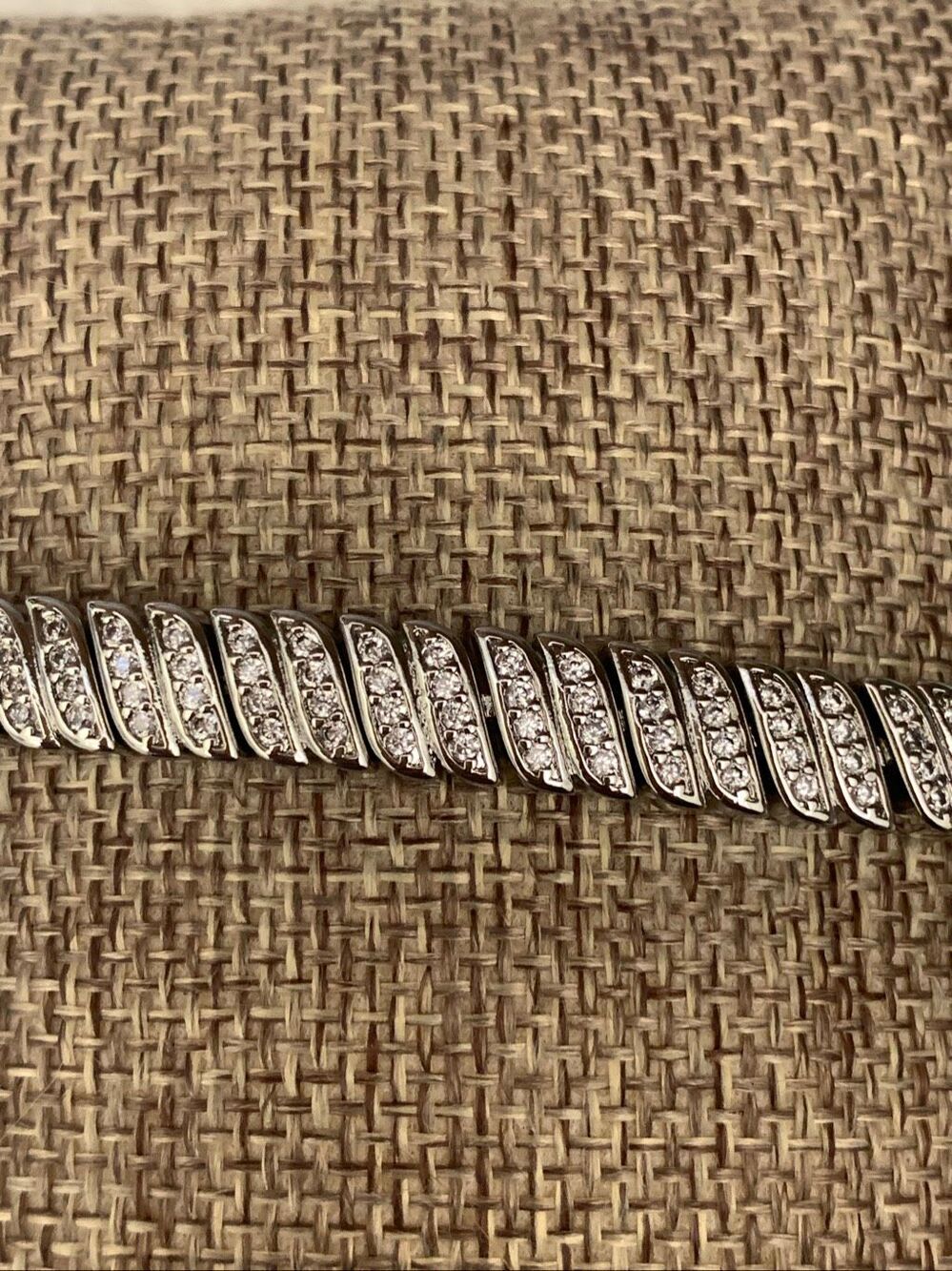 Moissanite .925 Sterling Silver Bracelet
